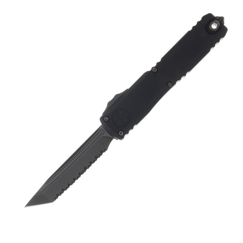 Microtech Ultratech GEN III ZBP OTF Auto Shadow-Black Handle T-E Standard DLC Tanto Blade AUMT11233DLCTSH